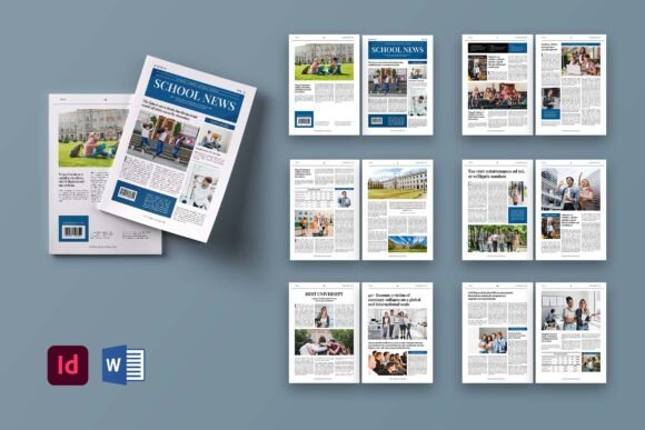 Blue News School Update Newsletter: A Minimalist Framework for Professional Communication