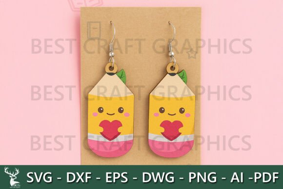 Crafting the Future of Personalized Education: The Rise of Cute Pencil Earrings – Back to School SV