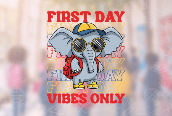 First Day Vibes Only T Shirt Design: A Retro-Ready Asset for Modern Creators