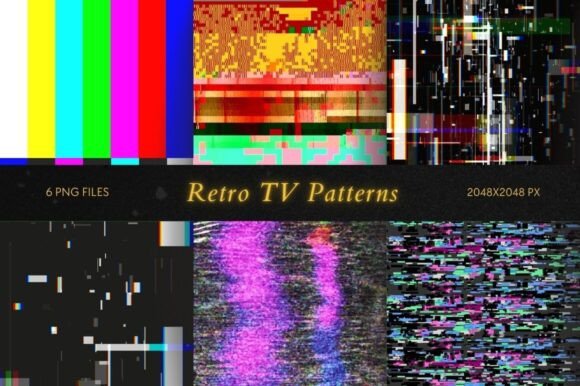 Retro TV Patterns