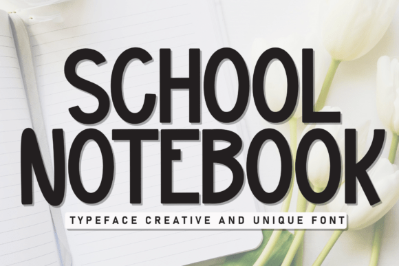 School Notebook: The Handwritten Font for Creative Projects
