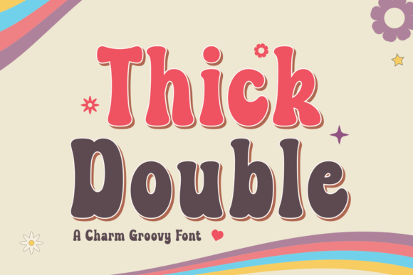 Thick Double: The Retro Display Font for Modern Creatives