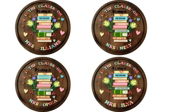 Transforming Classroom Entryways with the Teacher Classroom Welcome Sign Cut File